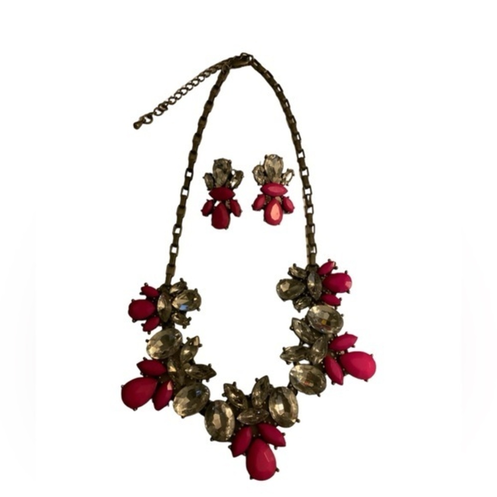 Pink Pop Parklane Necklace and Earrings